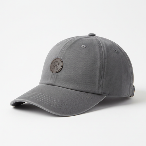 Stylish classic cap on white background